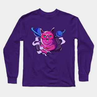 Galactic Cat Long Sleeve T-Shirt